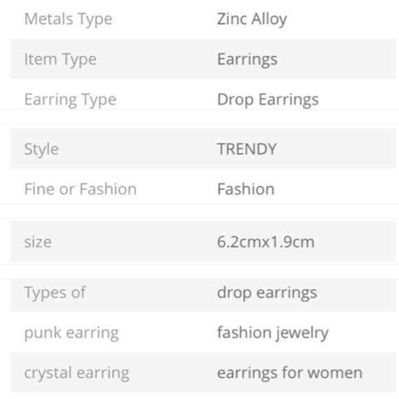 Just In🎉Large Geometric Statement Drop Earrings - Picture 5 of 5